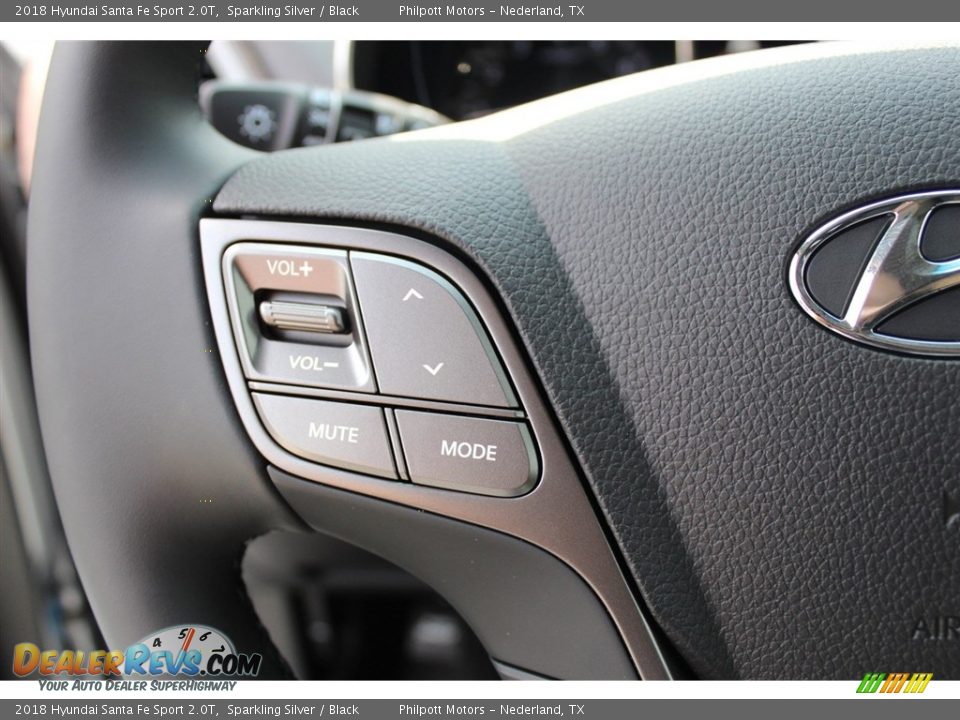 2018 Hyundai Santa Fe Sport 2.0T Sparkling Silver / Black Photo #20