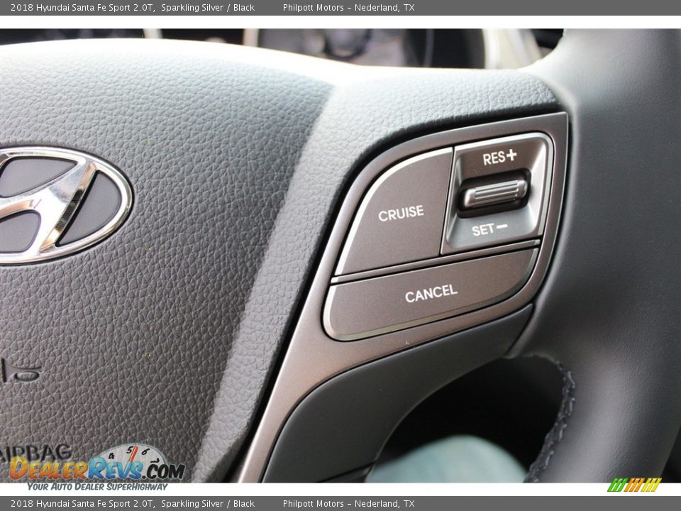 2018 Hyundai Santa Fe Sport 2.0T Sparkling Silver / Black Photo #21