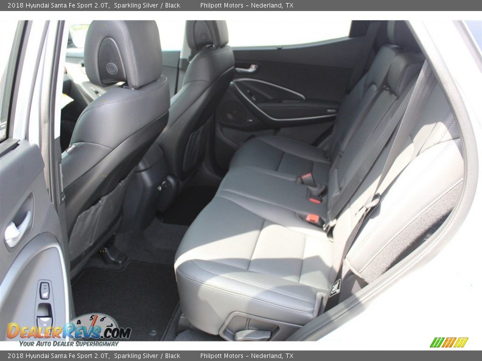 2018 Hyundai Santa Fe Sport 2.0T Sparkling Silver / Black Photo #25