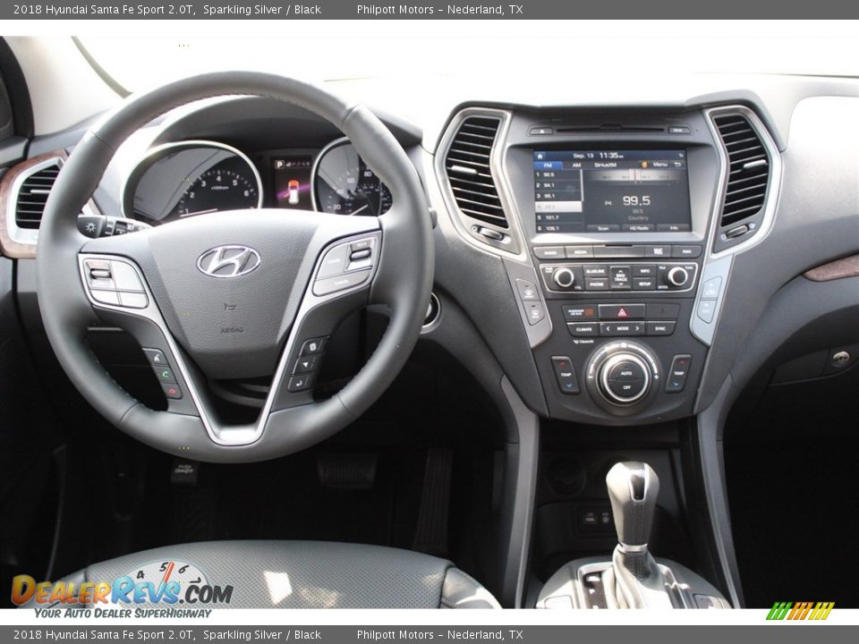 2018 Hyundai Santa Fe Sport 2.0T Sparkling Silver / Black Photo #26