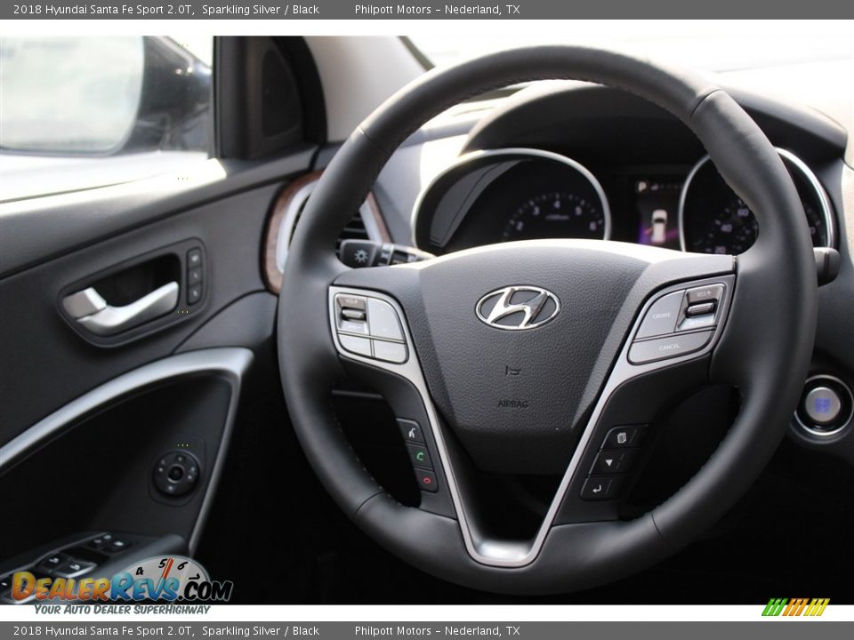 2018 Hyundai Santa Fe Sport 2.0T Sparkling Silver / Black Photo #27