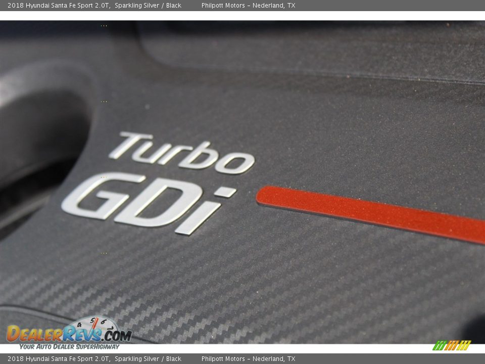 2018 Hyundai Santa Fe Sport 2.0T Sparkling Silver / Black Photo #31