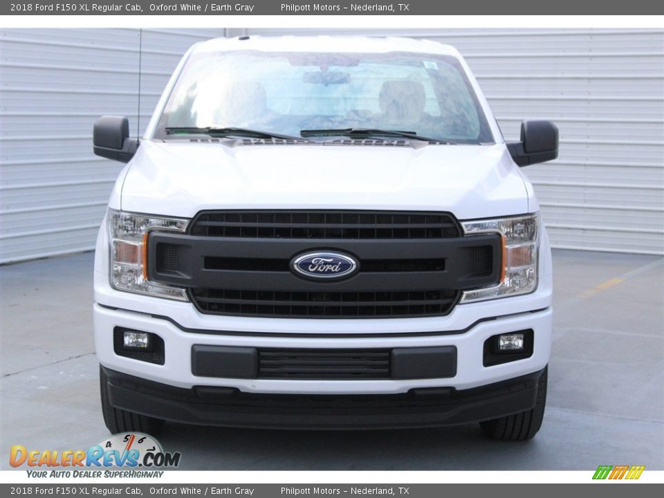 2018 Ford F150 XL Regular Cab Oxford White / Earth Gray Photo #2