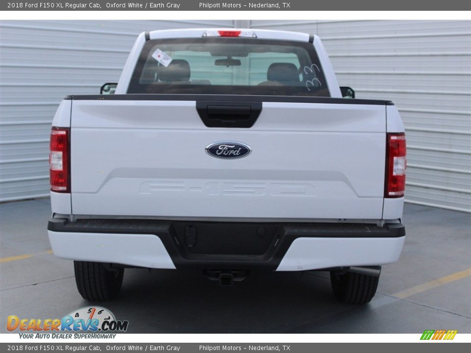 2018 Ford F150 XL Regular Cab Oxford White / Earth Gray Photo #7