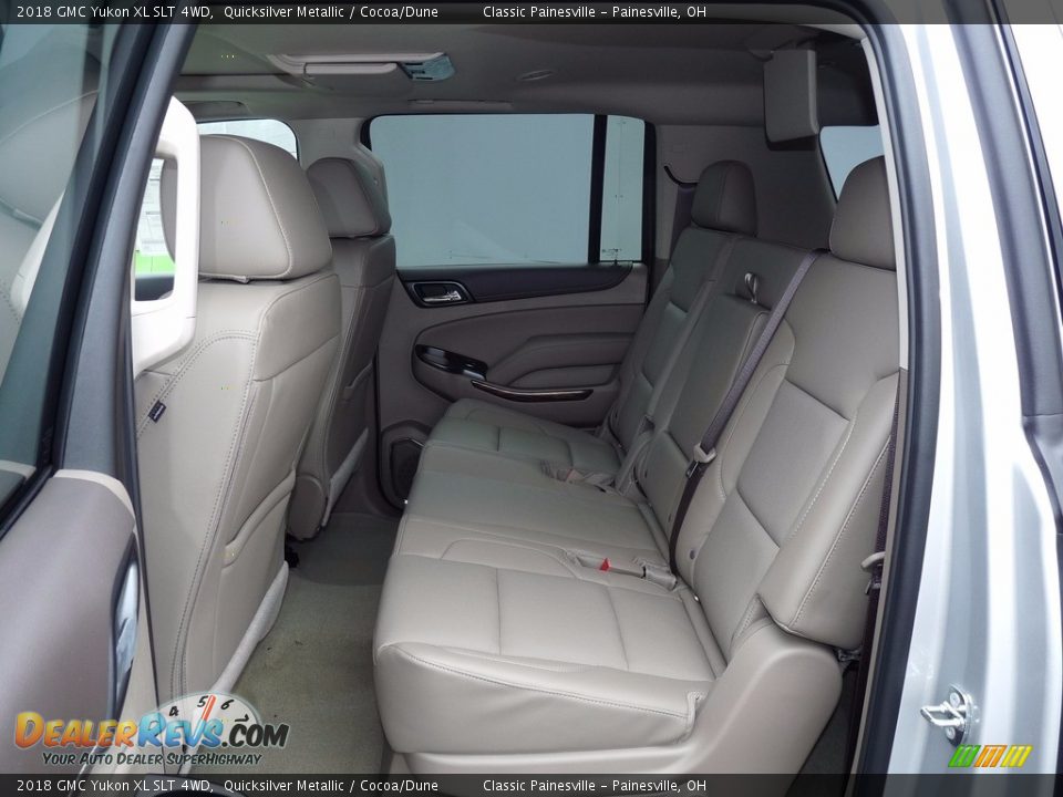 Rear Seat of 2018 GMC Yukon XL SLT 4WD Photo #8
