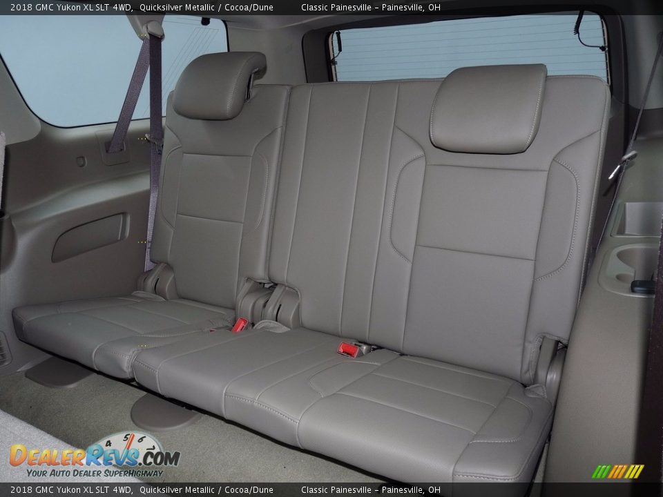 Rear Seat of 2018 GMC Yukon XL SLT 4WD Photo #9