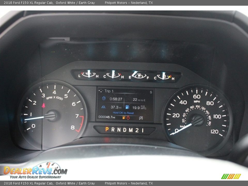 2018 Ford F150 XL Regular Cab Gauges Photo #16