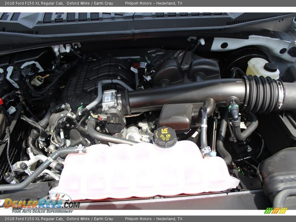 2018 Ford F150 XL Regular Cab Oxford White / Earth Gray Photo #26