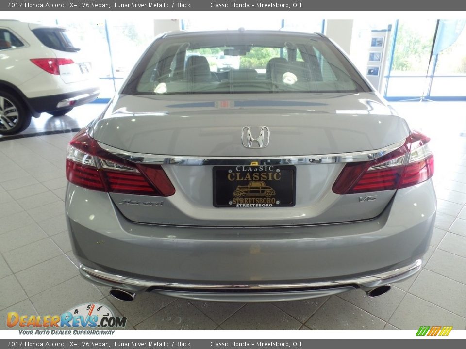 2017 Honda Accord EX-L V6 Sedan Lunar Silver Metallic / Black Photo #5