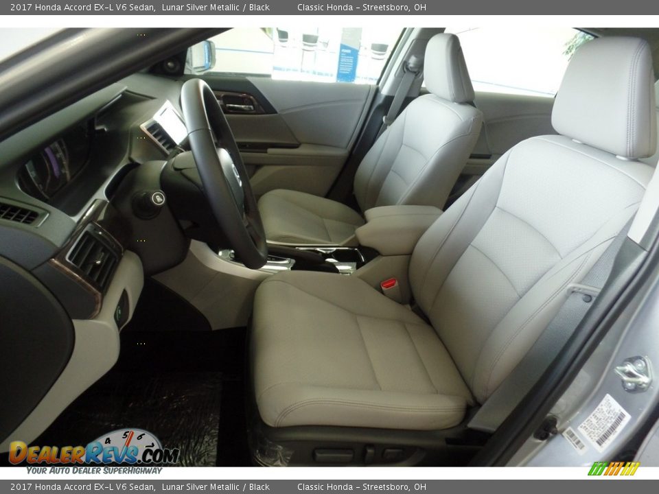 2017 Honda Accord EX-L V6 Sedan Lunar Silver Metallic / Black Photo #9