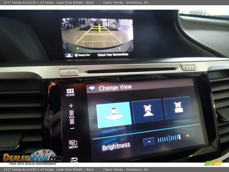 2017 Honda Accord EX-L V6 Sedan Lunar Silver Metallic / Black Photo #14