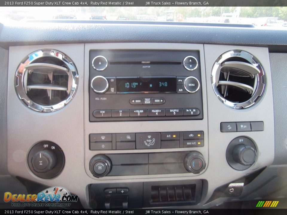 2013 Ford F250 Super Duty XLT Crew Cab 4x4 Ruby Red Metallic / Steel Photo #15