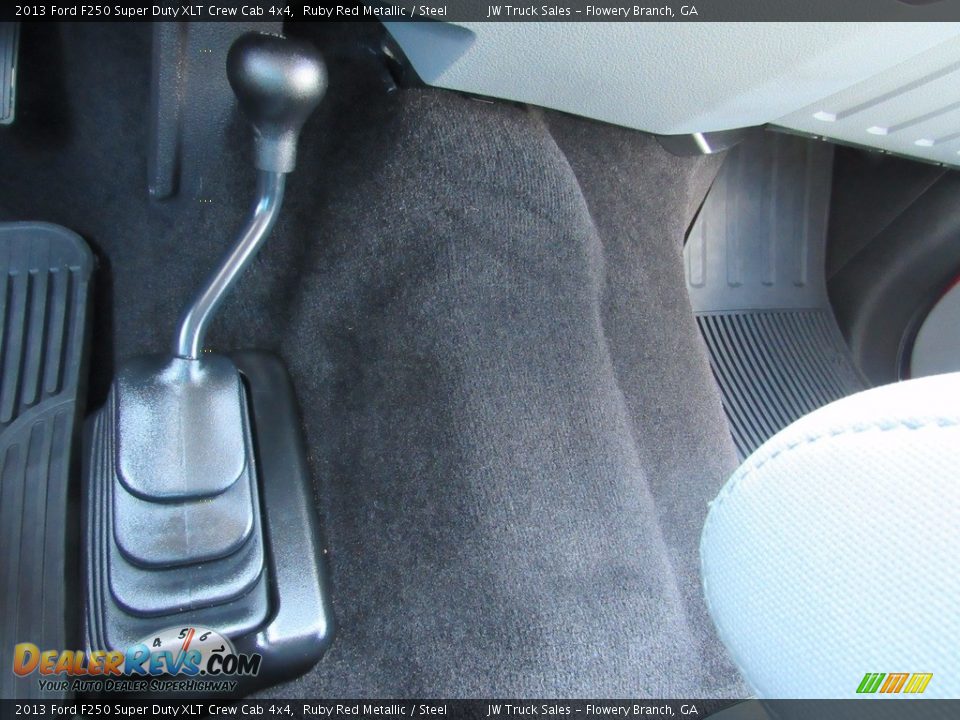2013 Ford F250 Super Duty XLT Crew Cab 4x4 Ruby Red Metallic / Steel Photo #16