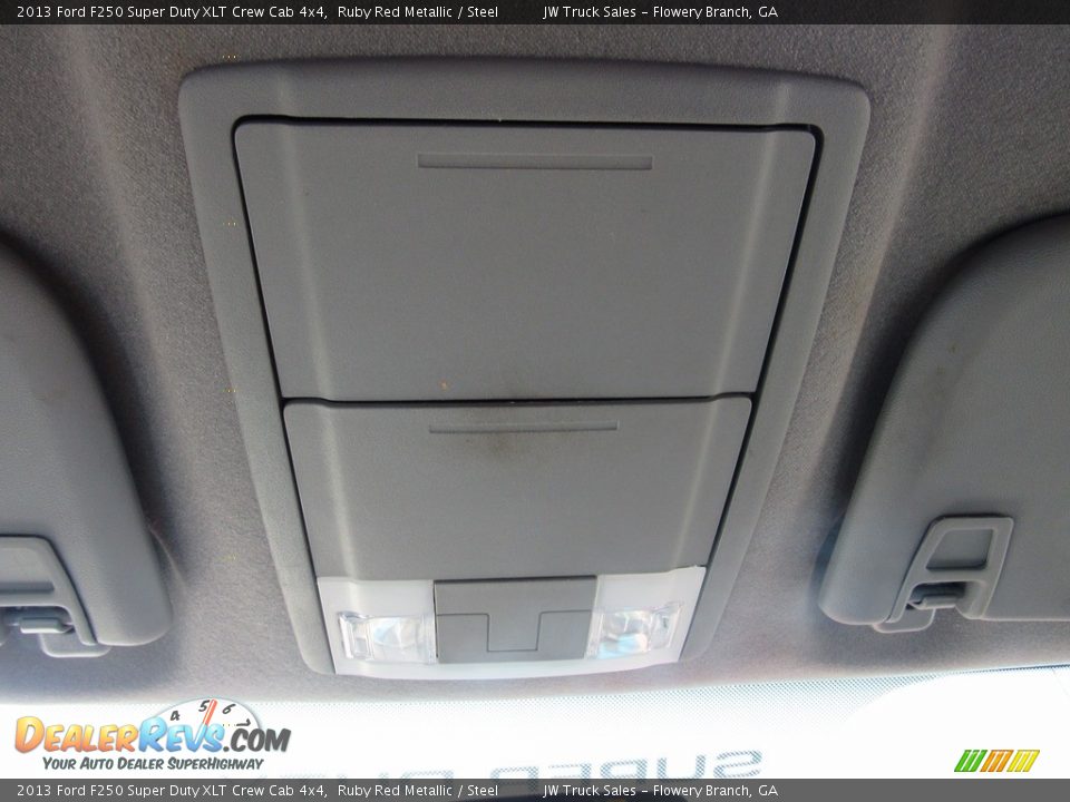 2013 Ford F250 Super Duty XLT Crew Cab 4x4 Ruby Red Metallic / Steel Photo #19