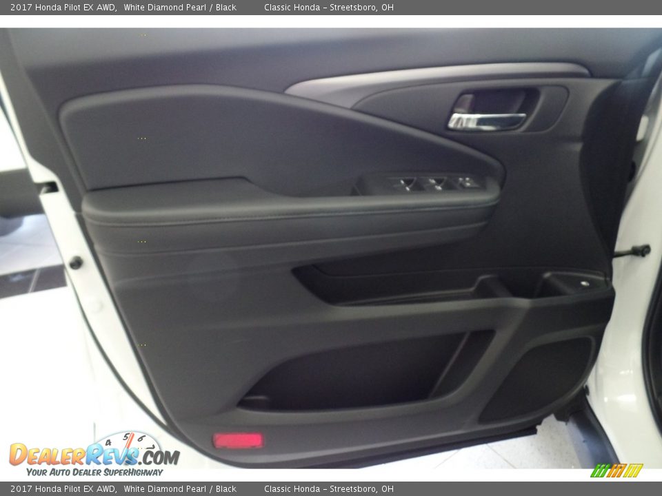 2017 Honda Pilot EX AWD White Diamond Pearl / Black Photo #6