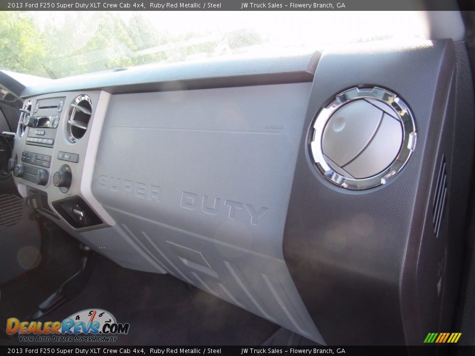 2013 Ford F250 Super Duty XLT Crew Cab 4x4 Ruby Red Metallic / Steel Photo #29