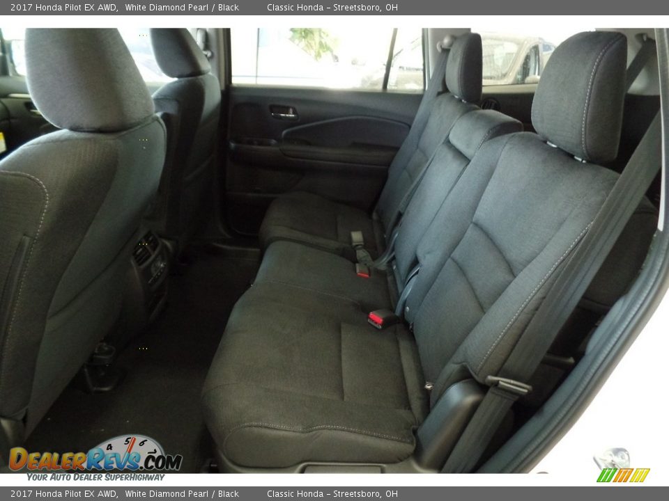 2017 Honda Pilot EX AWD White Diamond Pearl / Black Photo #10