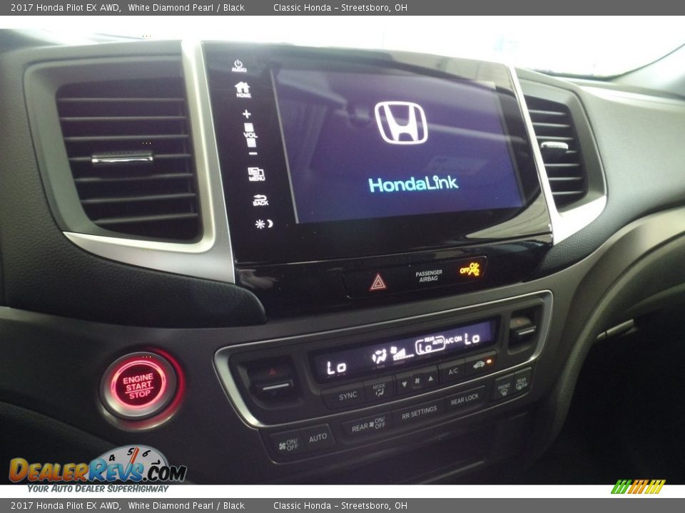 2017 Honda Pilot EX AWD White Diamond Pearl / Black Photo #13