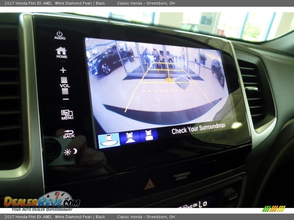 2017 Honda Pilot EX AWD White Diamond Pearl / Black Photo #14