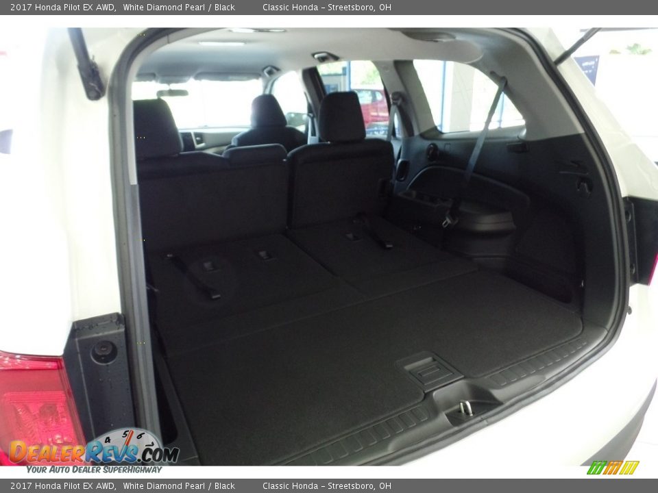 2017 Honda Pilot EX AWD White Diamond Pearl / Black Photo #17