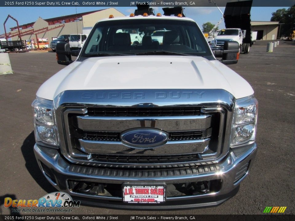 2015 Ford F250 Super Duty XL Crew Cab Oxford White / Steel Photo #3