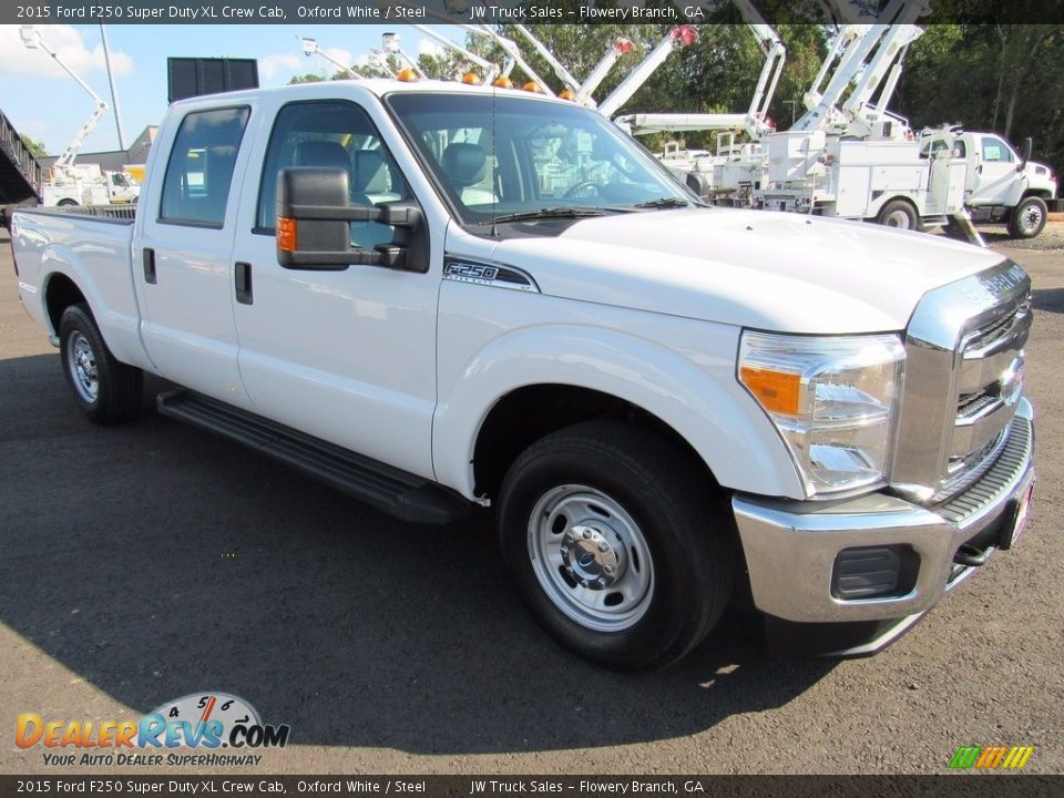 2015 Ford F250 Super Duty XL Crew Cab Oxford White / Steel Photo #4