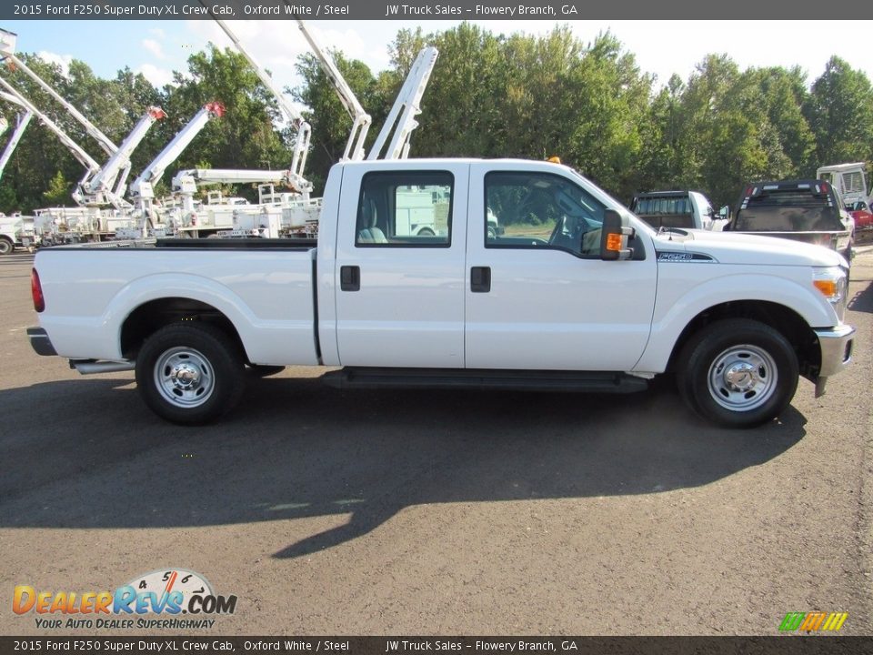 2015 Ford F250 Super Duty XL Crew Cab Oxford White / Steel Photo #5