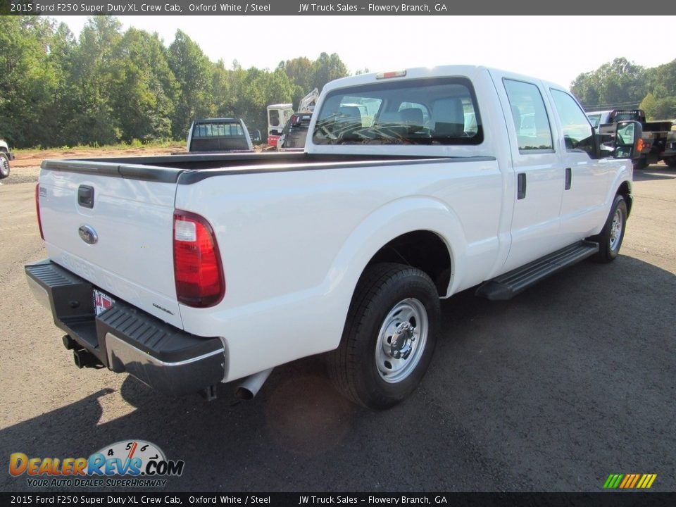 2015 Ford F250 Super Duty XL Crew Cab Oxford White / Steel Photo #6