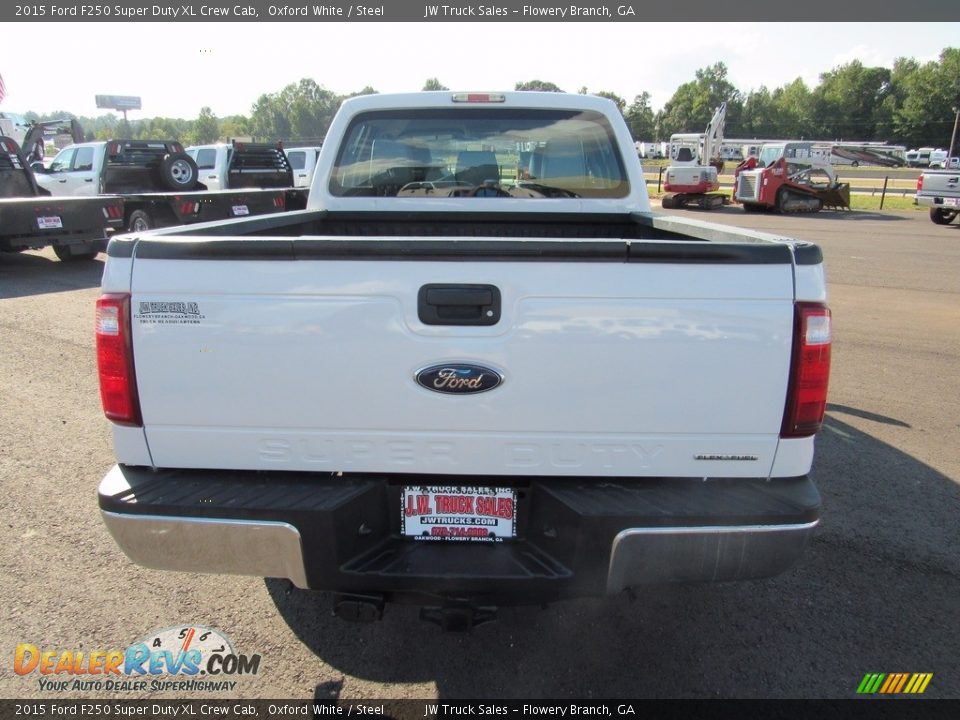 2015 Ford F250 Super Duty XL Crew Cab Oxford White / Steel Photo #7