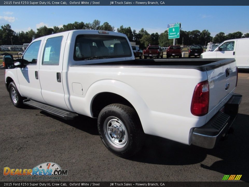 2015 Ford F250 Super Duty XL Crew Cab Oxford White / Steel Photo #8
