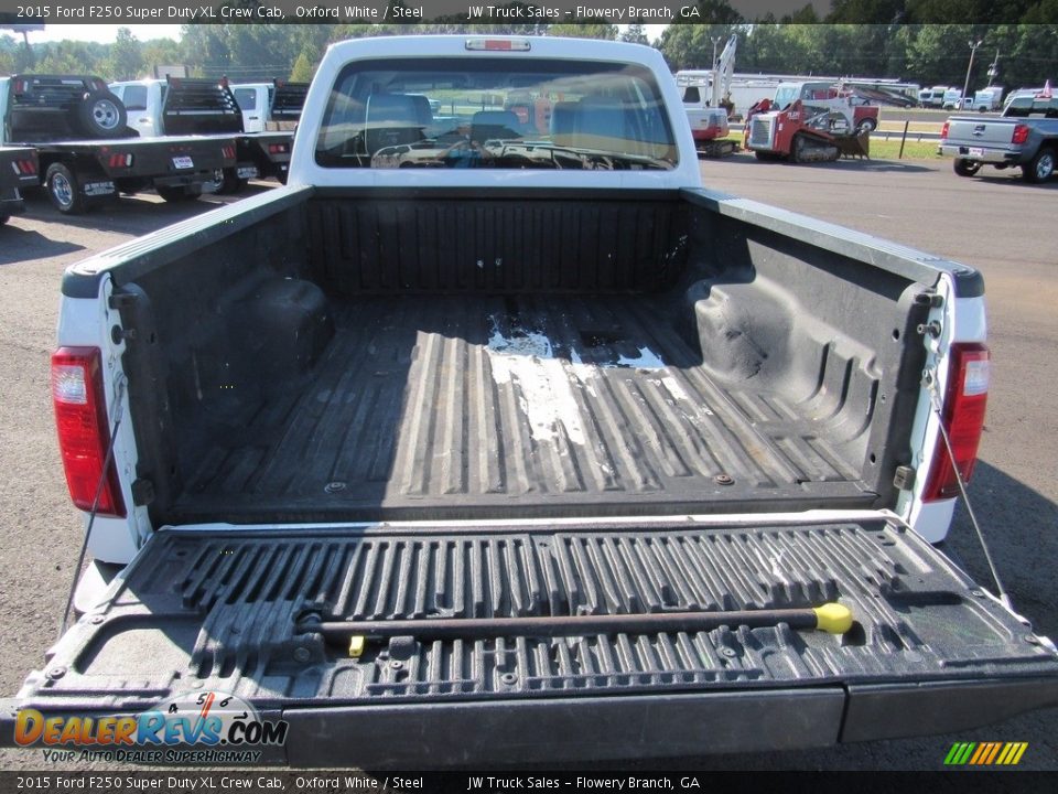 2015 Ford F250 Super Duty XL Crew Cab Oxford White / Steel Photo #9