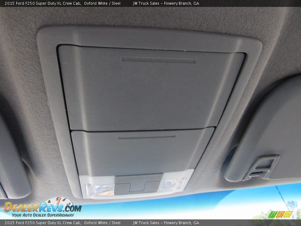 2015 Ford F250 Super Duty XL Crew Cab Oxford White / Steel Photo #21