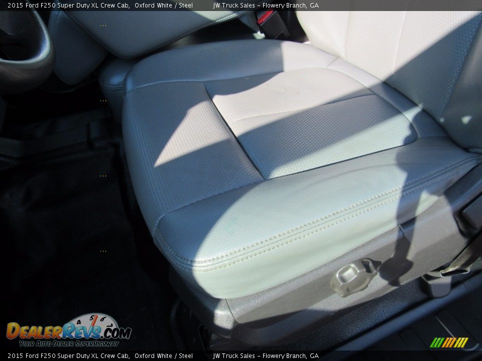 2015 Ford F250 Super Duty XL Crew Cab Oxford White / Steel Photo #23