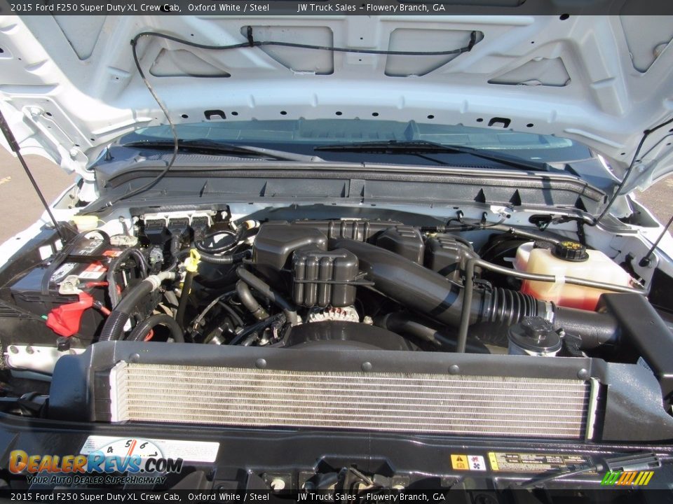 2015 Ford F250 Super Duty XL Crew Cab Oxford White / Steel Photo #26