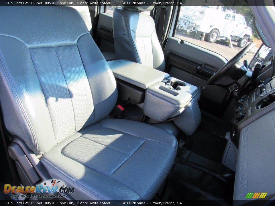 2015 Ford F250 Super Duty XL Crew Cab Oxford White / Steel Photo #30