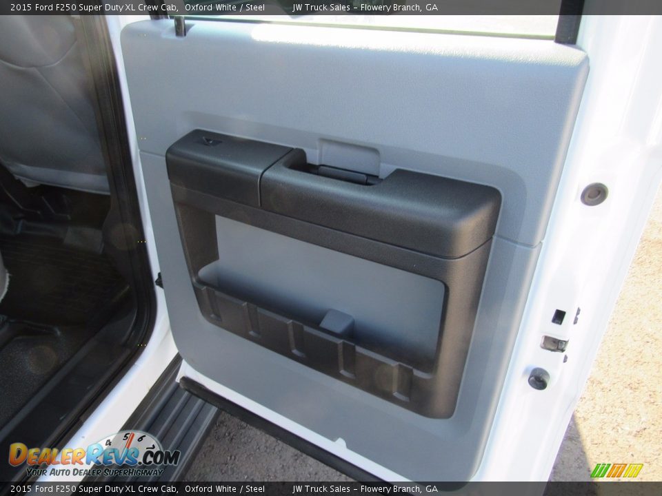 2015 Ford F250 Super Duty XL Crew Cab Oxford White / Steel Photo #31