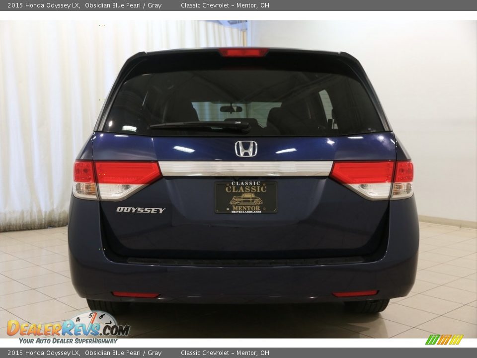 2015 Honda Odyssey LX Obsidian Blue Pearl / Gray Photo #19