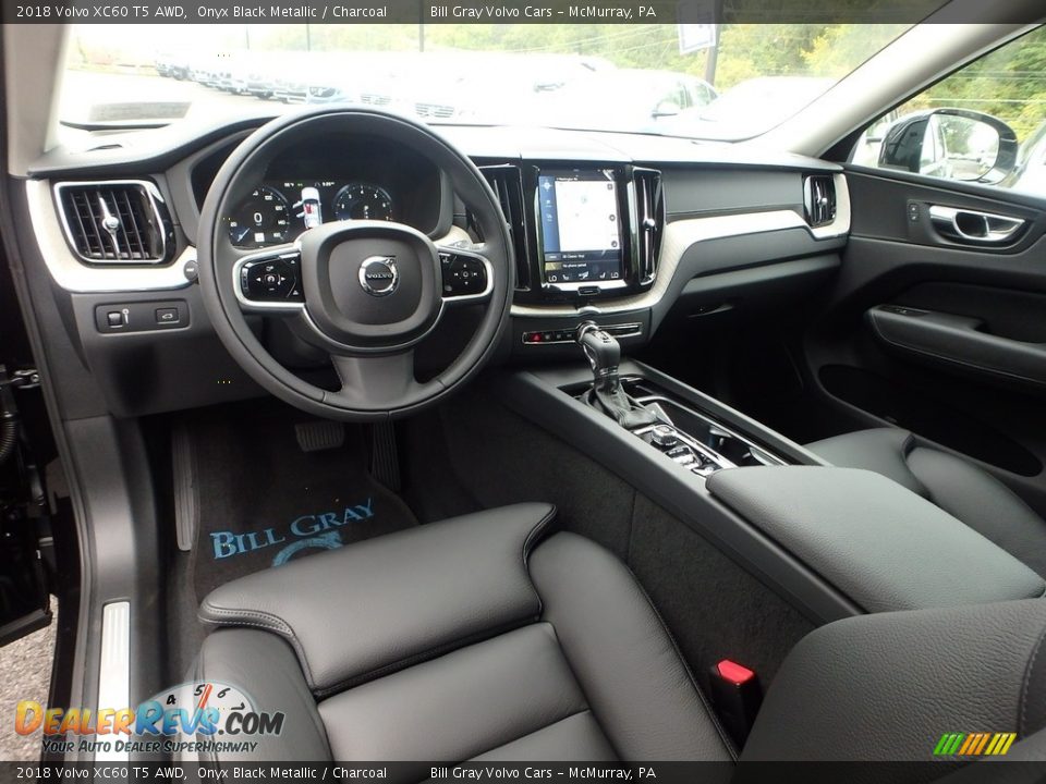 Charcoal Interior - 2018 Volvo XC60 T5 AWD Photo #9