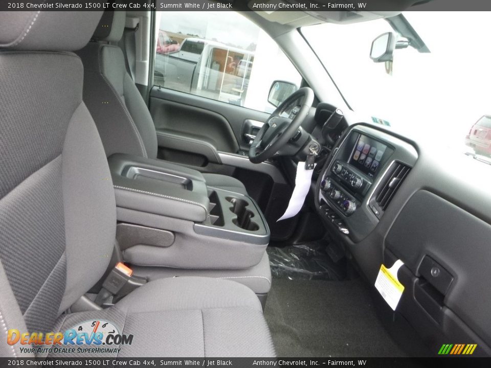 2018 Chevrolet Silverado 1500 LT Crew Cab 4x4 Summit White / Jet Black Photo #9