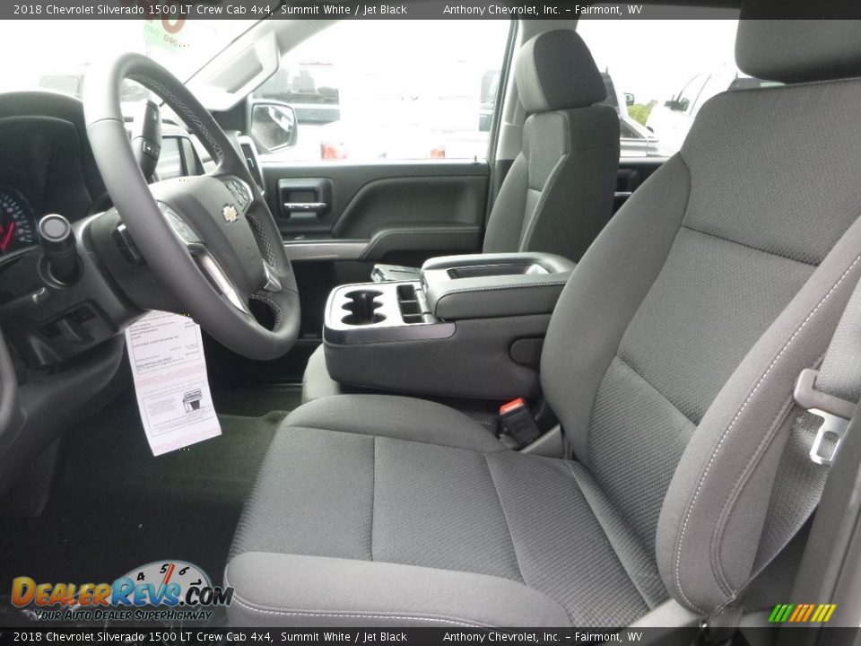 2018 Chevrolet Silverado 1500 LT Crew Cab 4x4 Summit White / Jet Black Photo #12