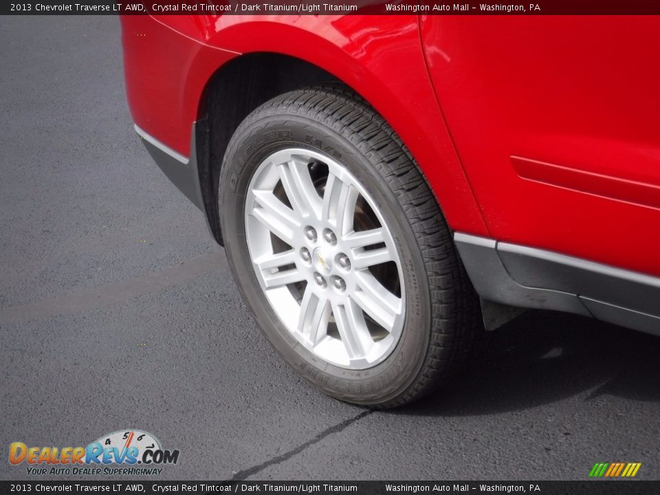 2013 Chevrolet Traverse LT AWD Crystal Red Tintcoat / Dark Titanium/Light Titanium Photo #3
