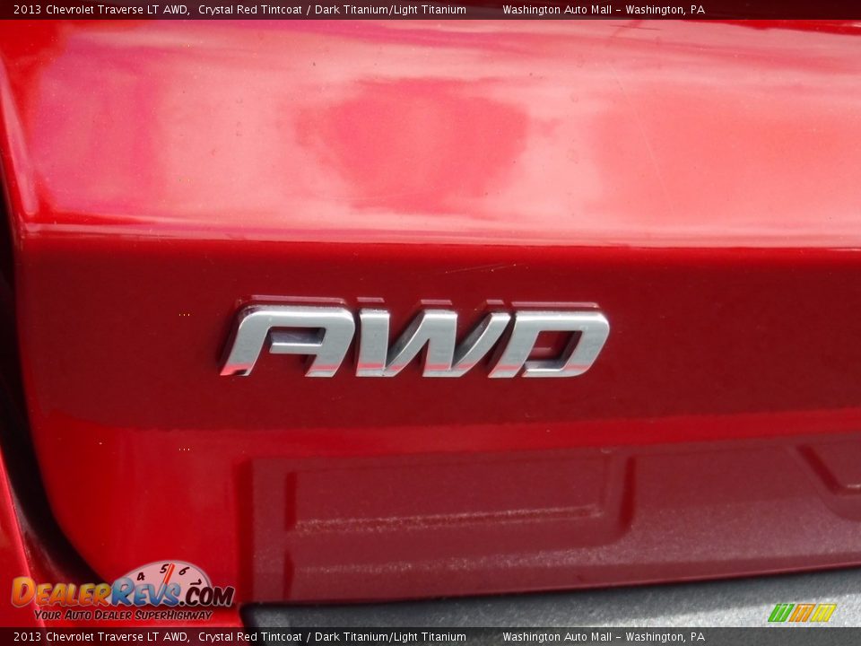 2013 Chevrolet Traverse LT AWD Crystal Red Tintcoat / Dark Titanium/Light Titanium Photo #8