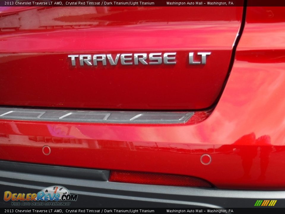 2013 Chevrolet Traverse LT AWD Crystal Red Tintcoat / Dark Titanium/Light Titanium Photo #11