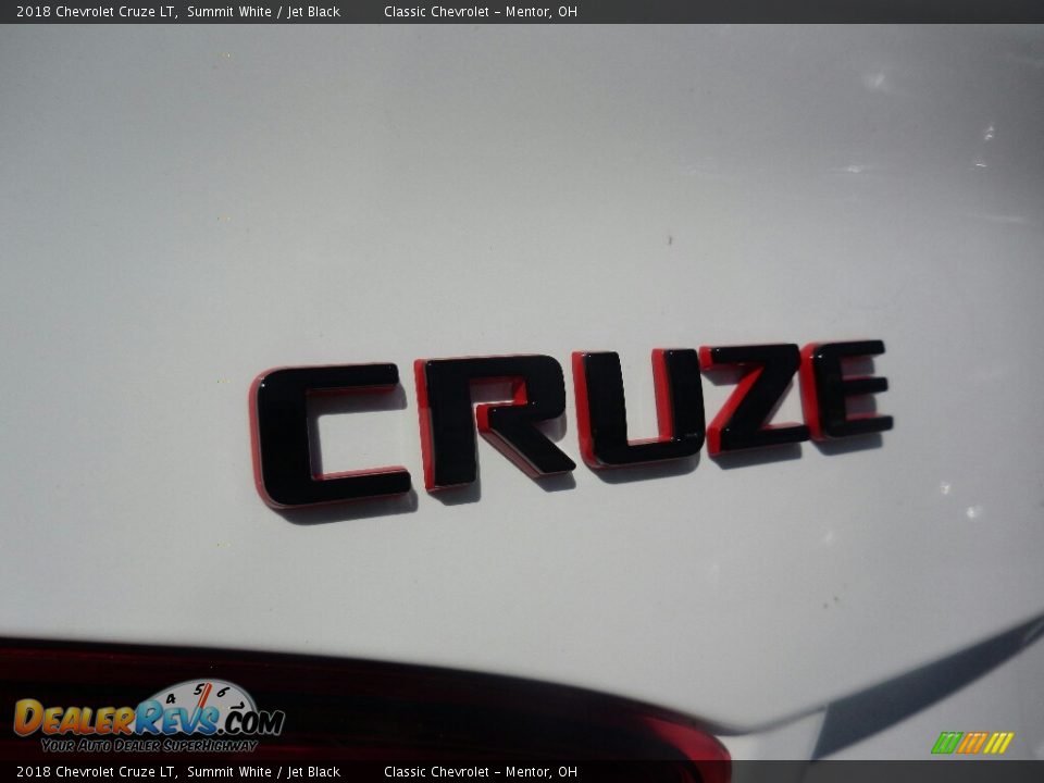 2018 Chevrolet Cruze LT Summit White / Jet Black Photo #6
