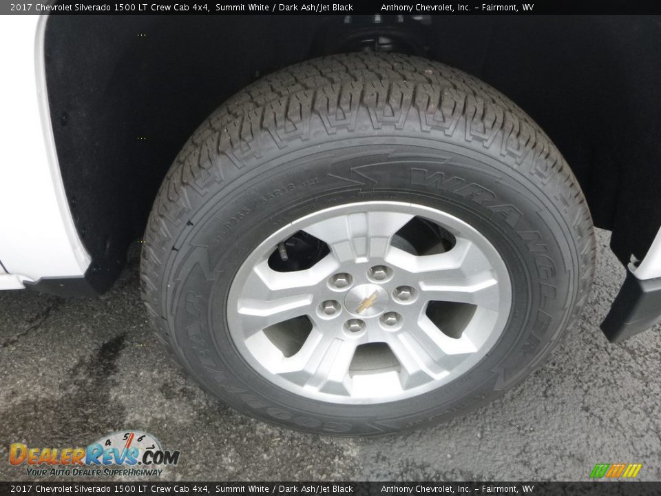 2017 Chevrolet Silverado 1500 LT Crew Cab 4x4 Summit White / Dark Ash/Jet Black Photo #2