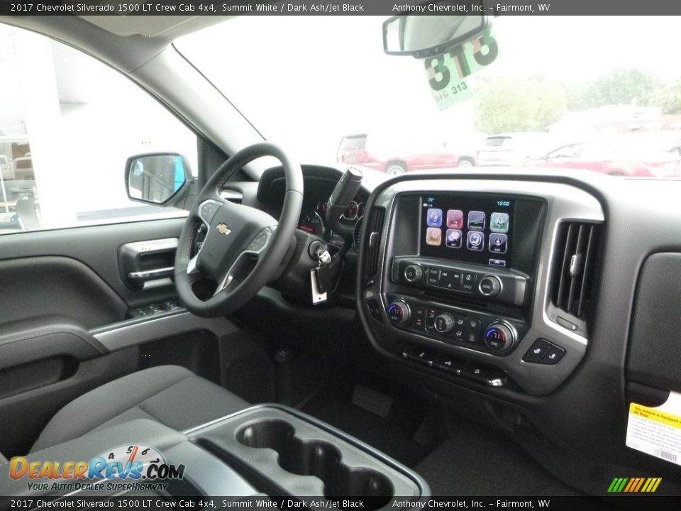 2017 Chevrolet Silverado 1500 LT Crew Cab 4x4 Summit White / Dark Ash/Jet Black Photo #4