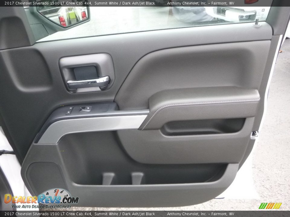 2017 Chevrolet Silverado 1500 LT Crew Cab 4x4 Summit White / Dark Ash/Jet Black Photo #5