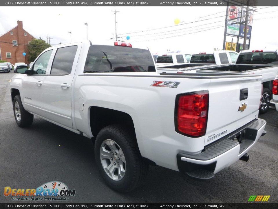 2017 Chevrolet Silverado 1500 LT Crew Cab 4x4 Summit White / Dark Ash/Jet Black Photo #8
