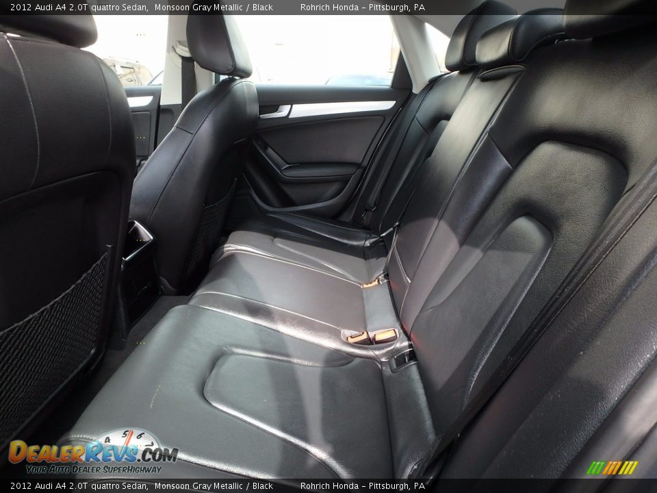 2012 Audi A4 2.0T quattro Sedan Monsoon Gray Metallic / Black Photo #7