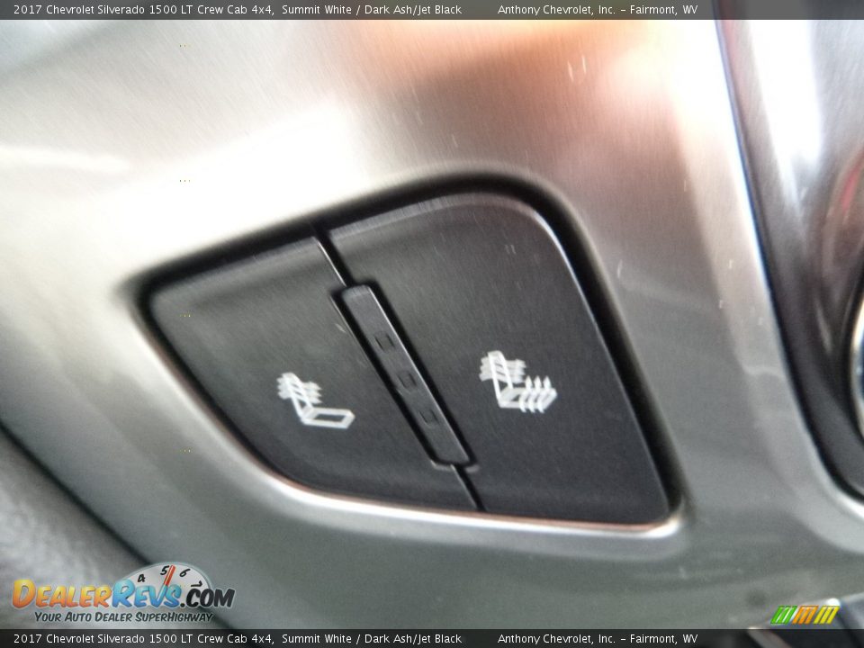 2017 Chevrolet Silverado 1500 LT Crew Cab 4x4 Summit White / Dark Ash/Jet Black Photo #19